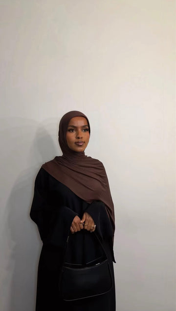 Brown jersey 100% cotton